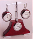 ""Scales Of Justice" Desk Clock