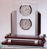 Premium Desk Clock & Pen Set