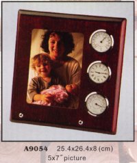 Picture Frame With Clock